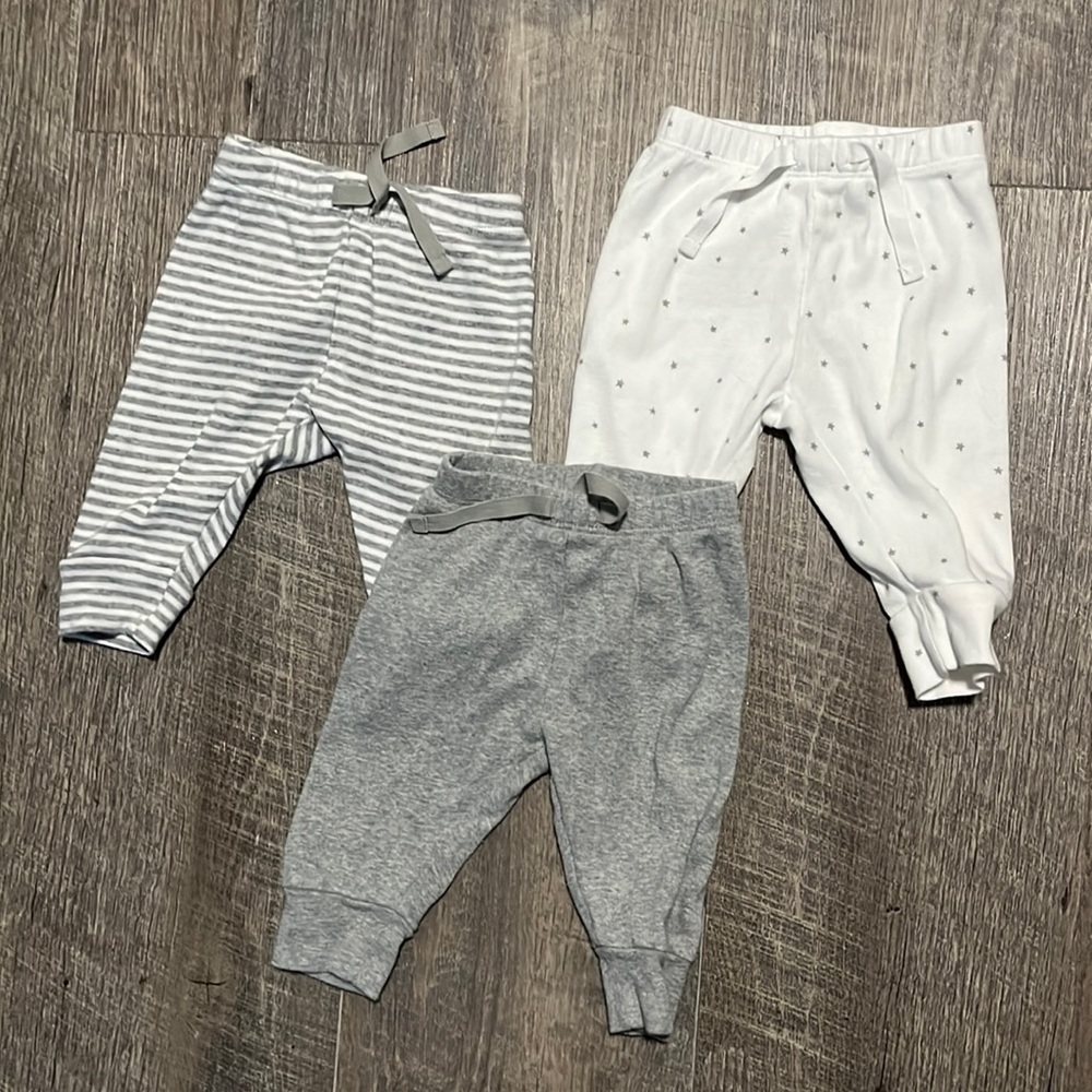 Gap Baby- 100% Organic Cotton First Favorite Pull-On Pants set of 3